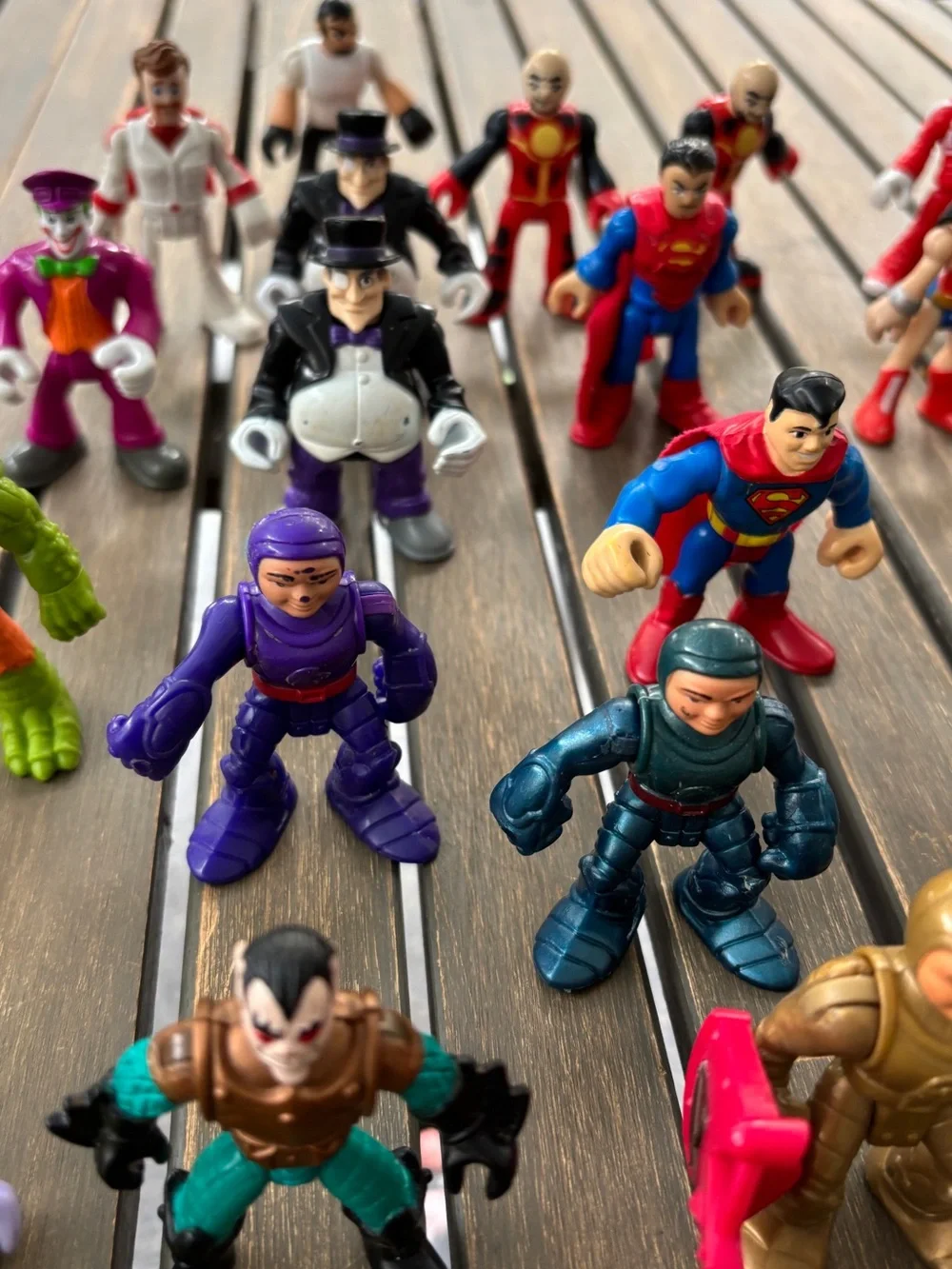 Lot of 38 Various Action Figures (Batman, Superman, Etc)